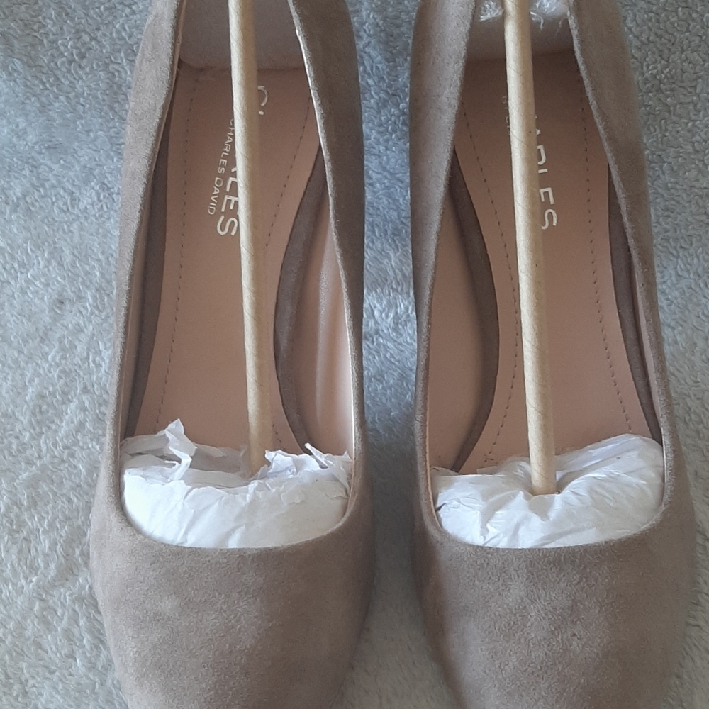 Charles by Charles David Suede Heels - Picture 2 of 3